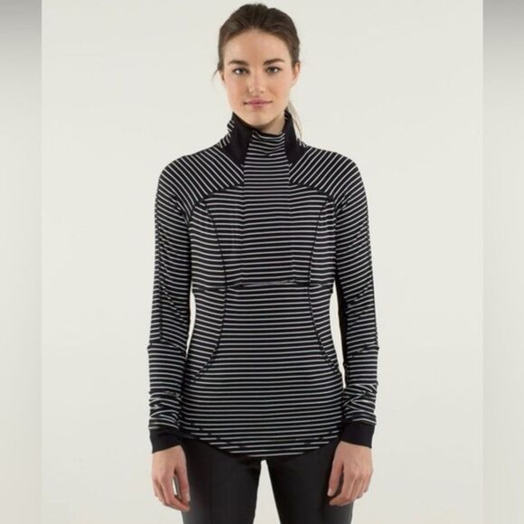 Lululemon Base Runner Parallel Stripe
Half Zip Sz 8 - Picture 1 of 12